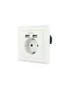 NANOCABLE 10.35.0010 ENCHUFE INTELIGENTE SCHUKO 2 USB