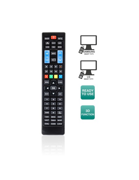 MANDO A DISTANCIA TV UNIVERSAL EWENT NEGRO EW1575