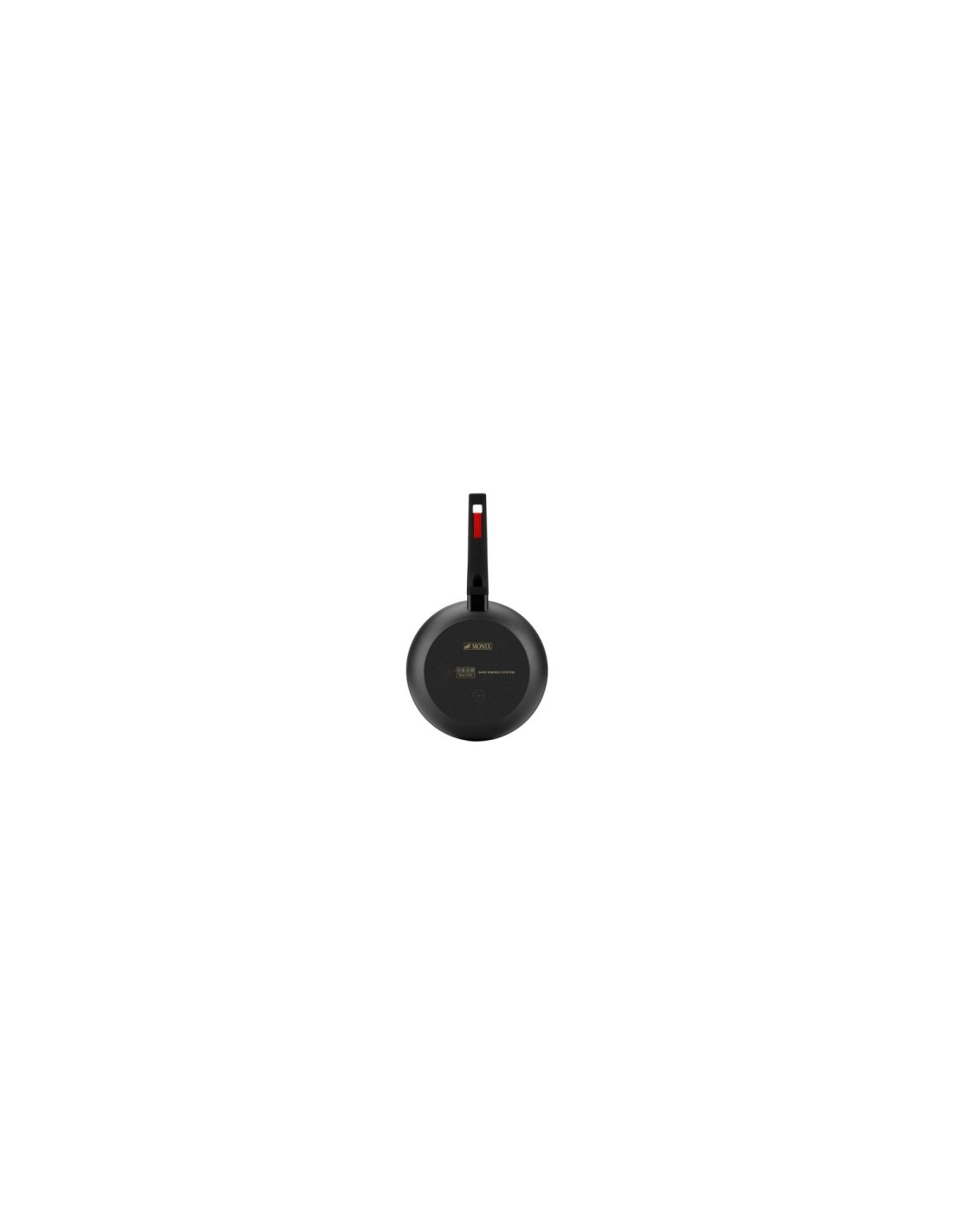 SARTEN MONIX TITAN ROCK 28CM ESPESOR BASE 4MM FULL INDUCTION NEGRO M810028