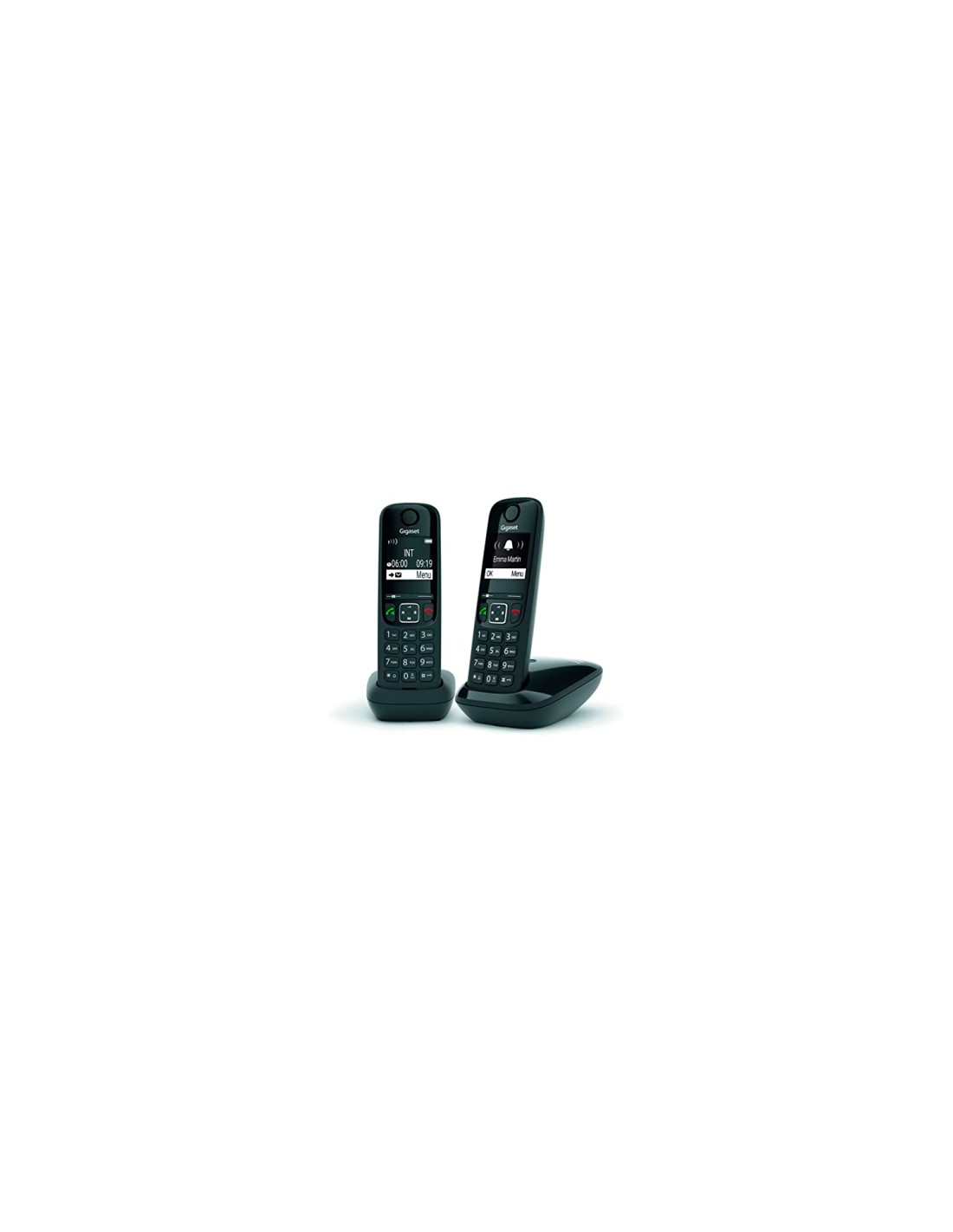 TELEFONO GIGASET AS690 DUO NEGRO L36852-H2816-D201