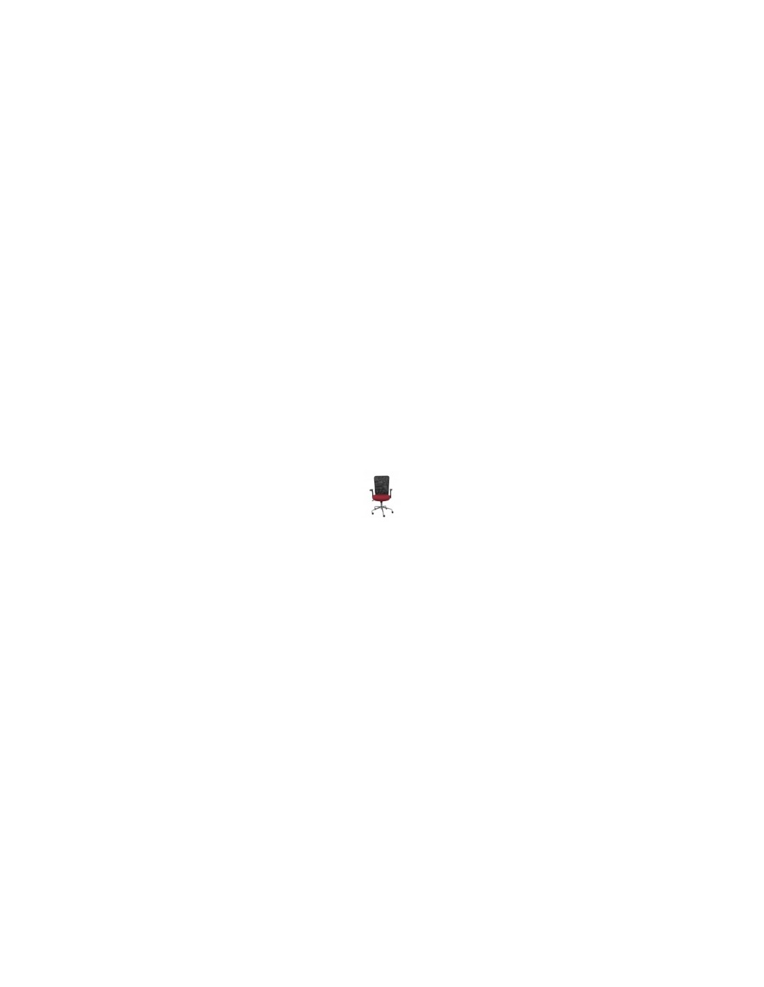 SILLA MINAYA RESPALDO MALLA NEGRO ASIENTO BALI ROJO 4031BALI933