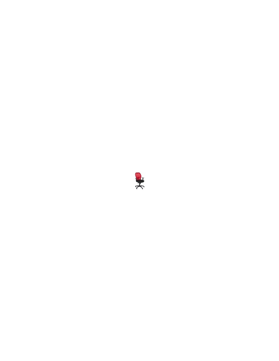 SILLA JORQUERA MALLA ROJO ASIENTO BALI NEGRO 15SRBALI840