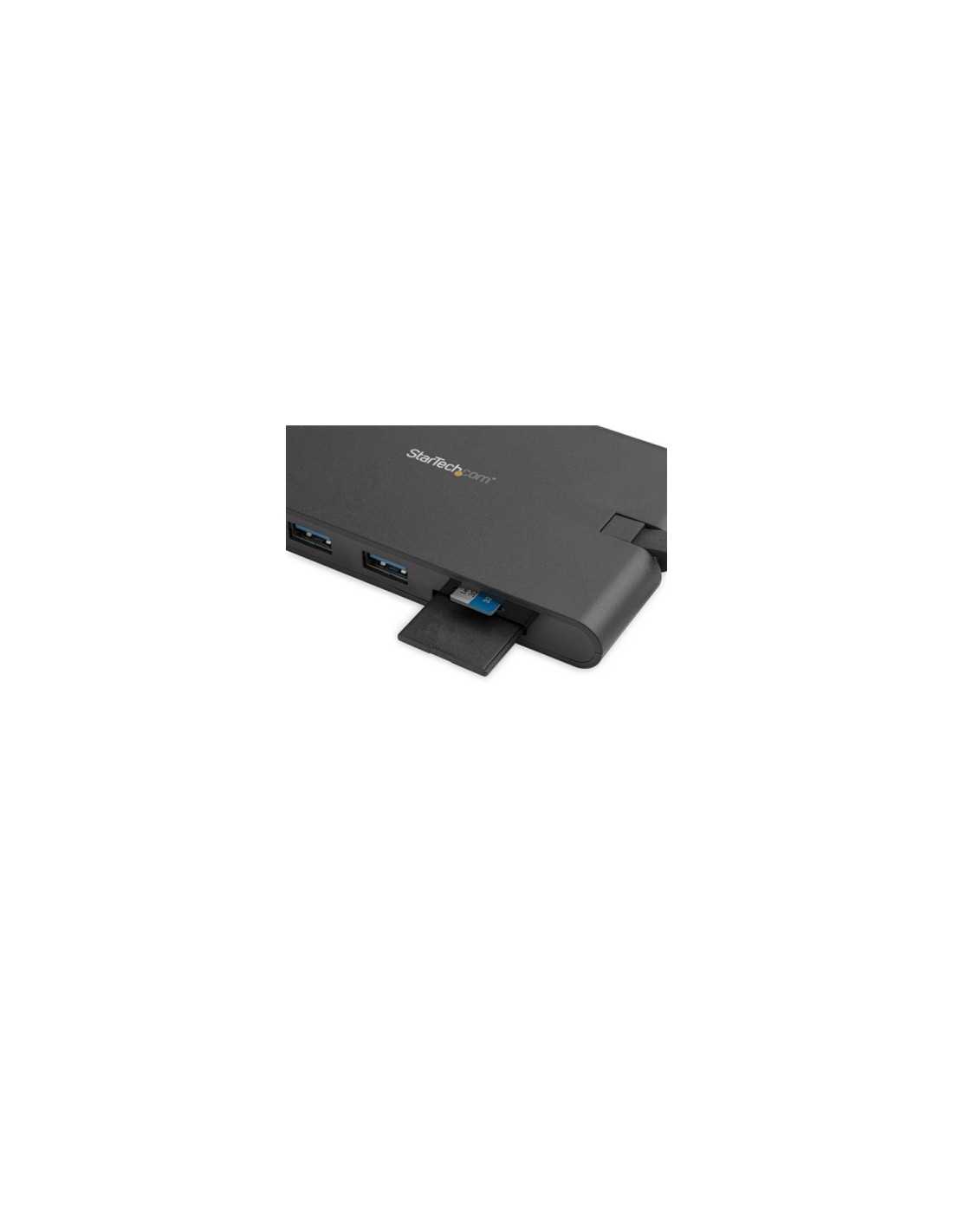 StarTech.com Replicador de Puertos USB-C para Portátiles - Docking Station USB Tipo C HDMI VGA GbE con Lector de Tarjetas SD - W