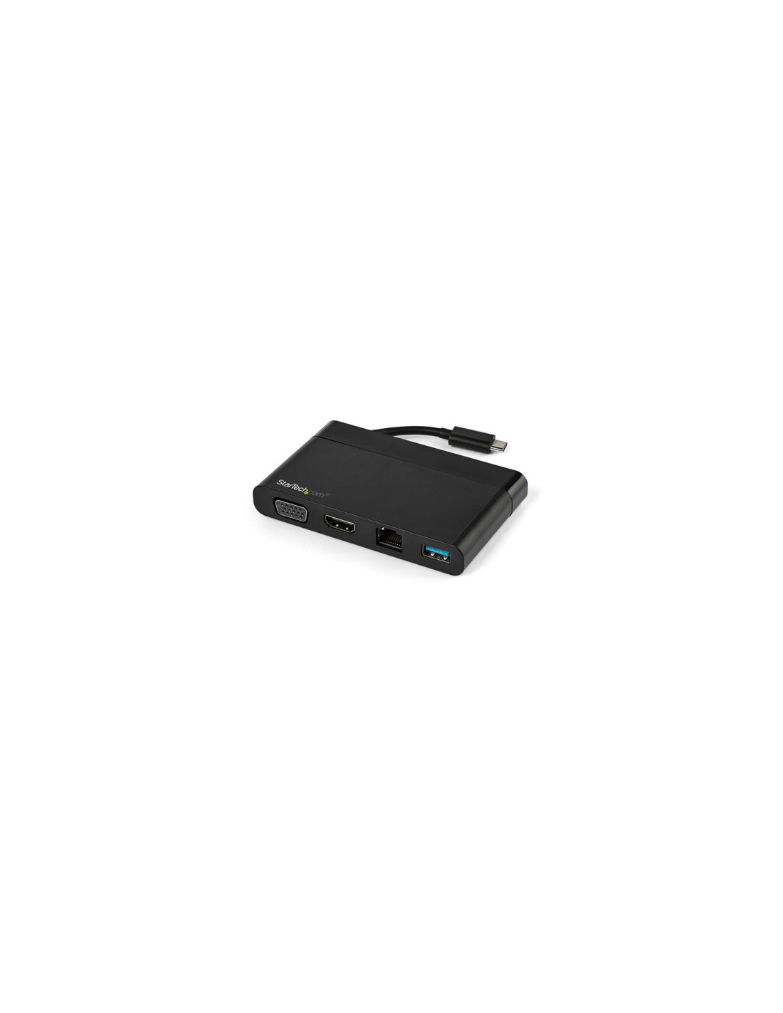 StarTech.com Adaptador Multipuertos USB-C 4K con HDMI y VGA - Mac Win Chrome - 1x USB-A - GbE - Portátil - Docking Station USB T