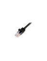 StarTech.com Cable de 3m Negro de Red Fast Ethernet Cat5e RJ45 sin Enganche - Cable Patch Snagless