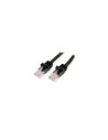 StarTech.com Cable de 2m Negro de Red Fast Ethernet Cat5e RJ45 sin Enganche - Cable Patch Snagless