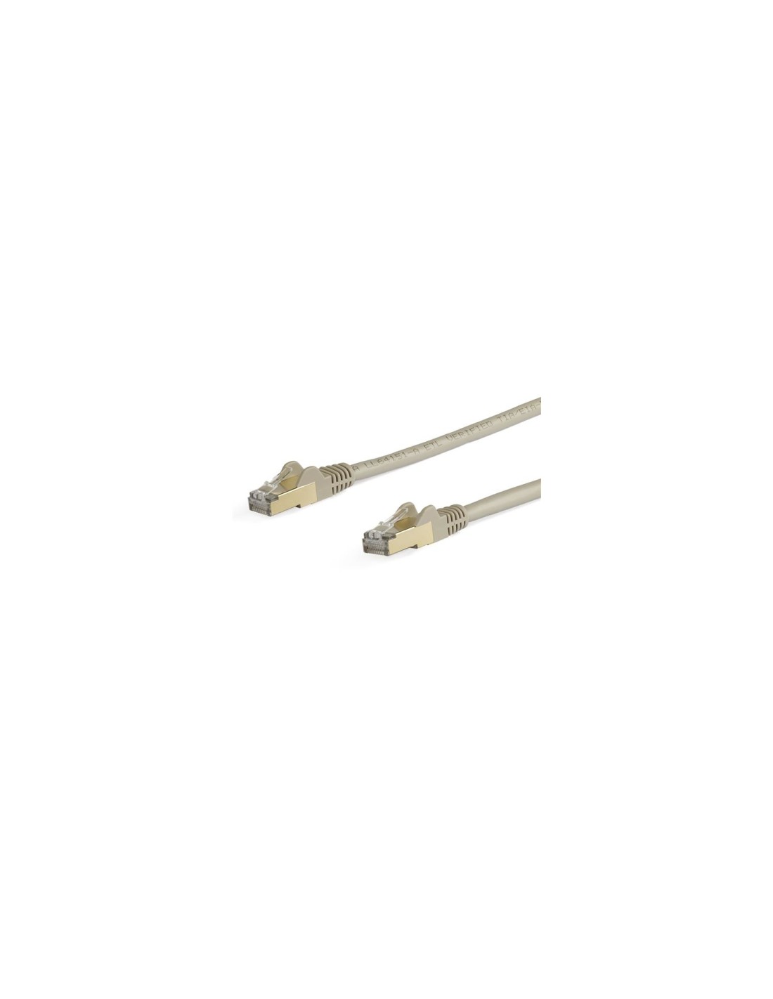 StarTech.com Cable de 5m de Red Ethernet CAT6a Gris RJ45 STP