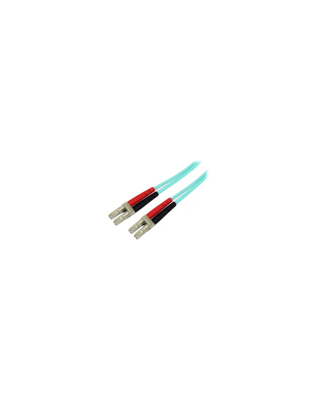StarTech.com Cable de Red de 2m Multimodo Dúplex Fibra Í?ptica LC-LC 50/125 Libre de Halógenos- LSZH - Aguamarina