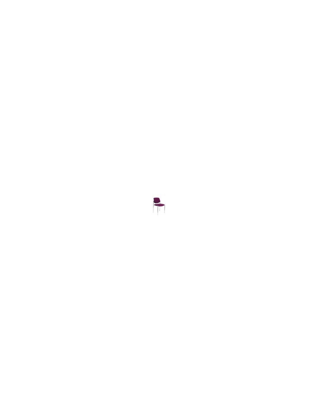 SILLA FIJA VILLALGORDO CHASIS CROMO BALI MORADO 27CRBALI760
