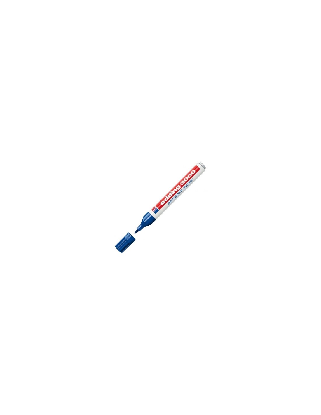 EDDING 3000-3 MARCADOR PERMANENTE PUNTA REDONDA AZUL EDD3000AZL
