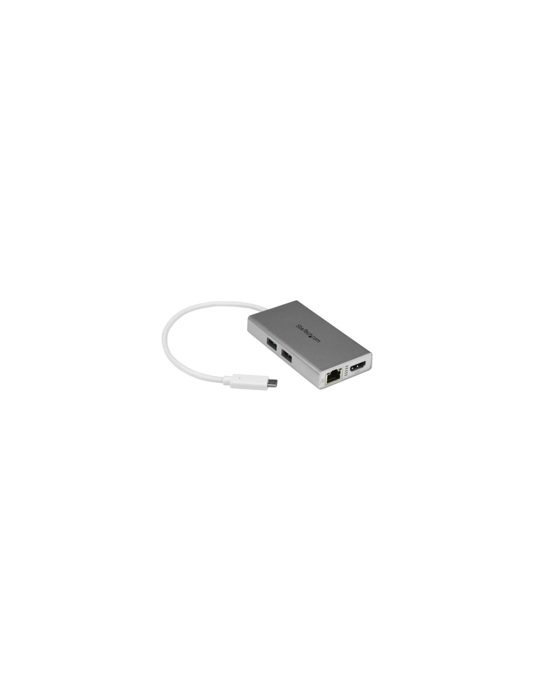 StarTech.com Adaptador USB-C Multifunción para Ordenadores Portátiles - con Entrega de Potencia - 4K HDMI - USB 3.0 - Blanco