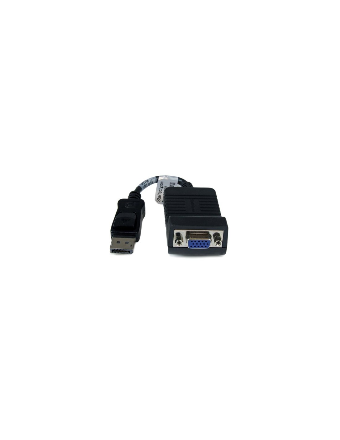 StarTech.com Adaptador Conversor de VÍ­deo Activo DisplayPort DP a VGA - 1920x1200 - Convertidor Negro