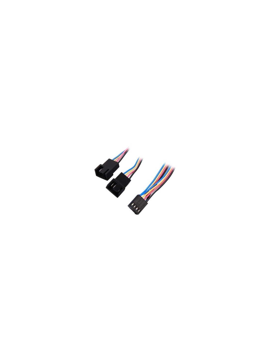 StarTech.com FAN4SPLIT12 Cable  Alimentación Divisor 0,3m PWM 4 Pines Ventilador Fan Placa Base Macho a Hembra