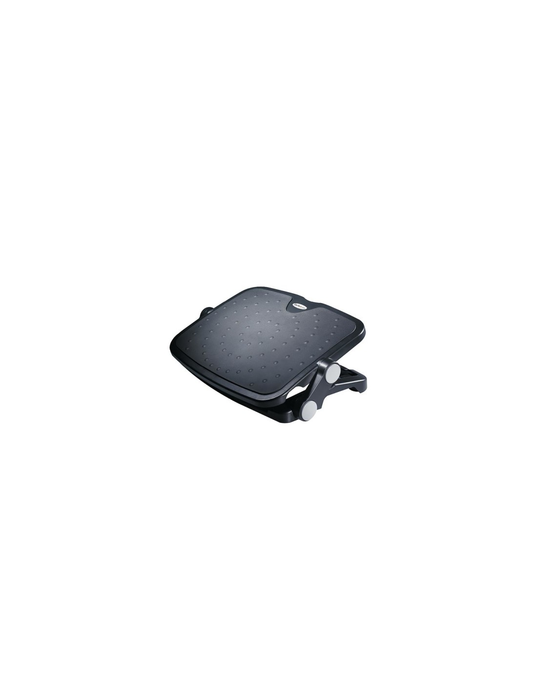 StarTech.com Reposapies Ajustable para Debajo del Escritorio o Mesa - Descansapiés Ergonómico de Íngulo y Altura Ajustable Negr