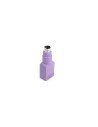 StarTech.com Adaptador Teclado USB tipo A Hembra a conector PS/2 Macho MiniDIN Violeta