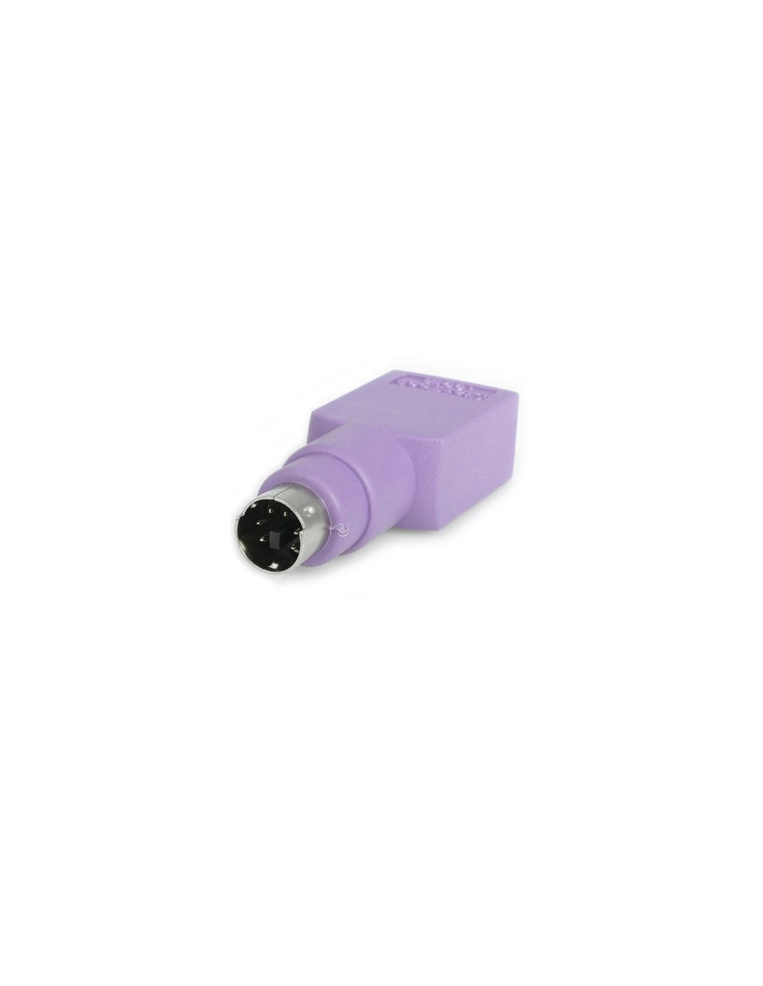 StarTech.com Adaptador Teclado USB tipo A Hembra a conector PS/2 Macho MiniDIN Violeta