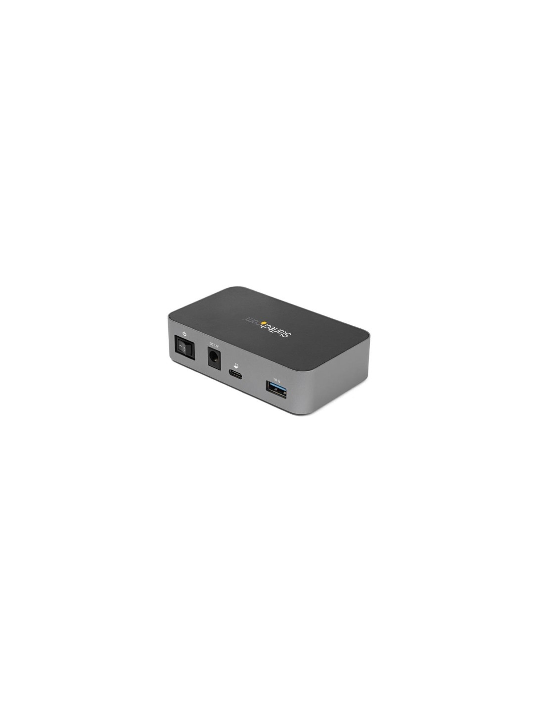 StarTech.com Hub USB-C de 3 Puertos - 10Gb - Alimentado - 2xUSB-A 1xUSB-C Negro Gris