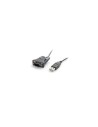 StarTech.com Cable Adaptador de 0.9m USB a Serie Serial DB9 DB25 RS232 - 0.9m Negro