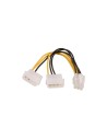 StarTech.com LP4PCIEXADAP Cable Adaptador de Alimentación de LP4 a PCI Express de 6 Pines para Tarjeta Gráfica - Negro Blanco Am