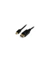 StarTech.com Cable Adaptador Mini DisplayPort 1.2 Macho a Displayport Macho - 4k de monitor - 2m Negro