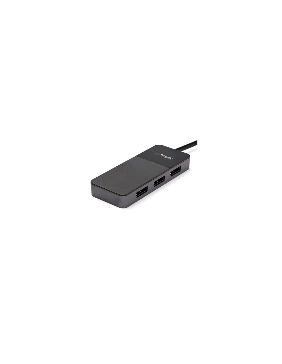 StarTech.com Hub MST Splitter Divisor USB-C a 10Gb de 4 Puertos DisplayPort - DP 1.4 - EDID - Negro Gris