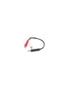 StarTech.com Cable Convertidor Adaptador Audio Mini Jack 3,5 mm a RCA Estéreo - Conversor - 0.15m Negro
