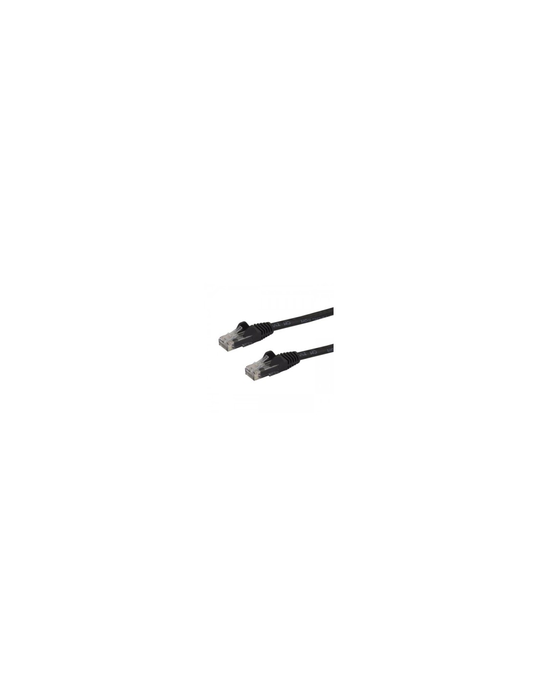 StarTech.com Cable de red Cat6 Ethernet de Red RJ45 UTP sin Enganches - 24AWG - 1.5m Negro