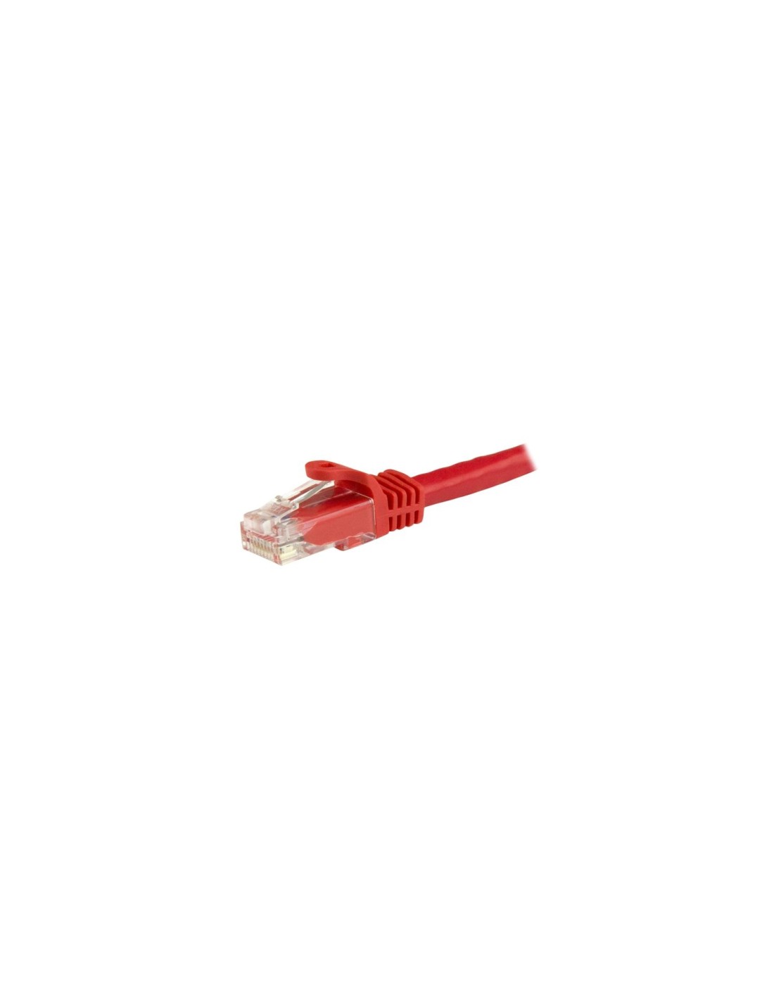 StarTech.com Cable de red Cat6 Ethernet RJ45 sin Enganches UTP 24AWG - 1.5m Rojo