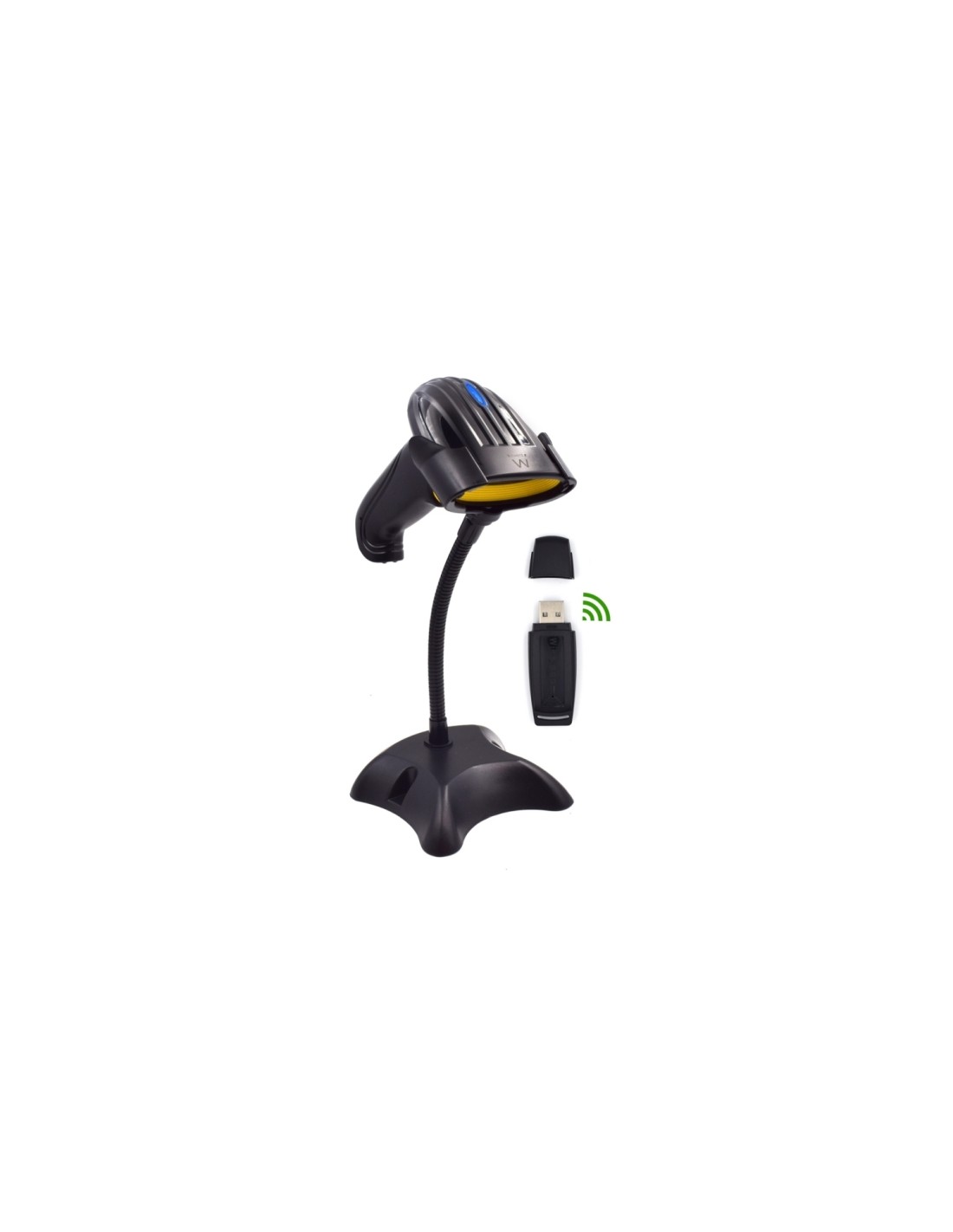 LECTOR CODIGO DE BARRAS EWENT WIRELESS USB NEGRO EW3430