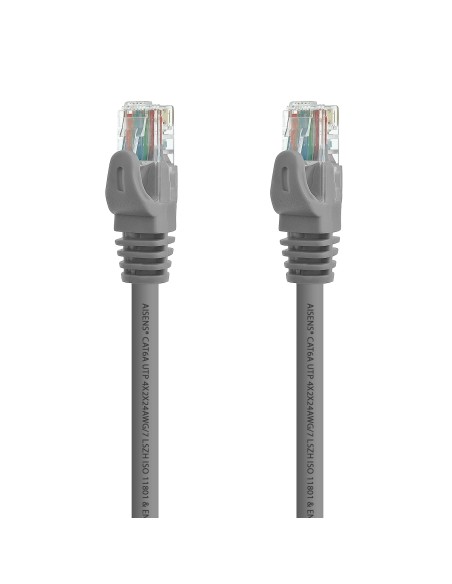 LATIGUILLO DE RED AISENS RJ45 UTP CAT6A 2M GRIS A145-0327