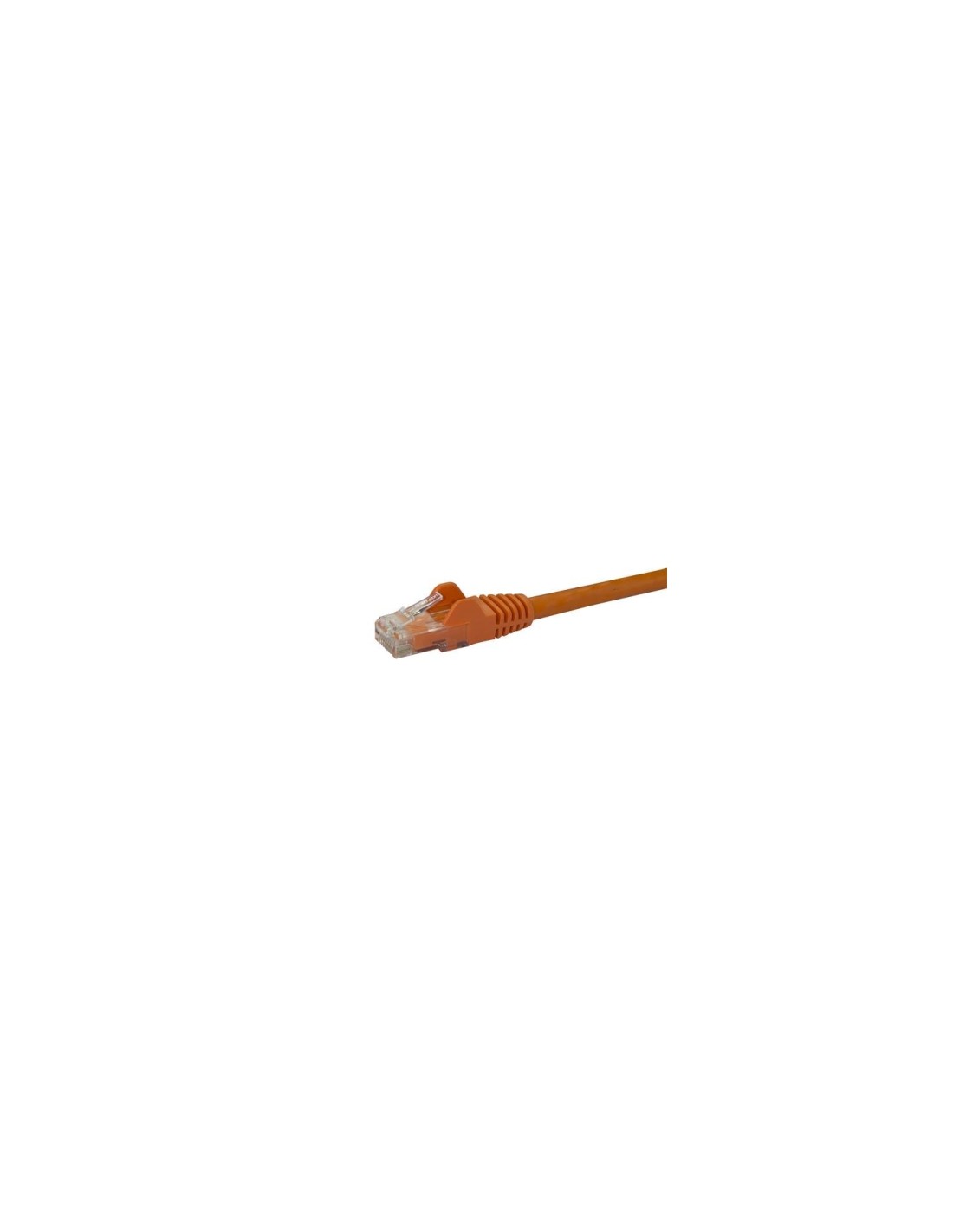 StarTech.com Cable de Red de 0,5m Naranja Cat6 UTP Ethernet Gigabit RJ45 sin Enganches - N6PATC50CMOR