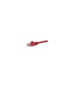 StarTech.com Cable de Red de 0,5m Rojo Cat6 UTP Ethernet Gigabit RJ45 sin Enganches - N6PATC50CMRD