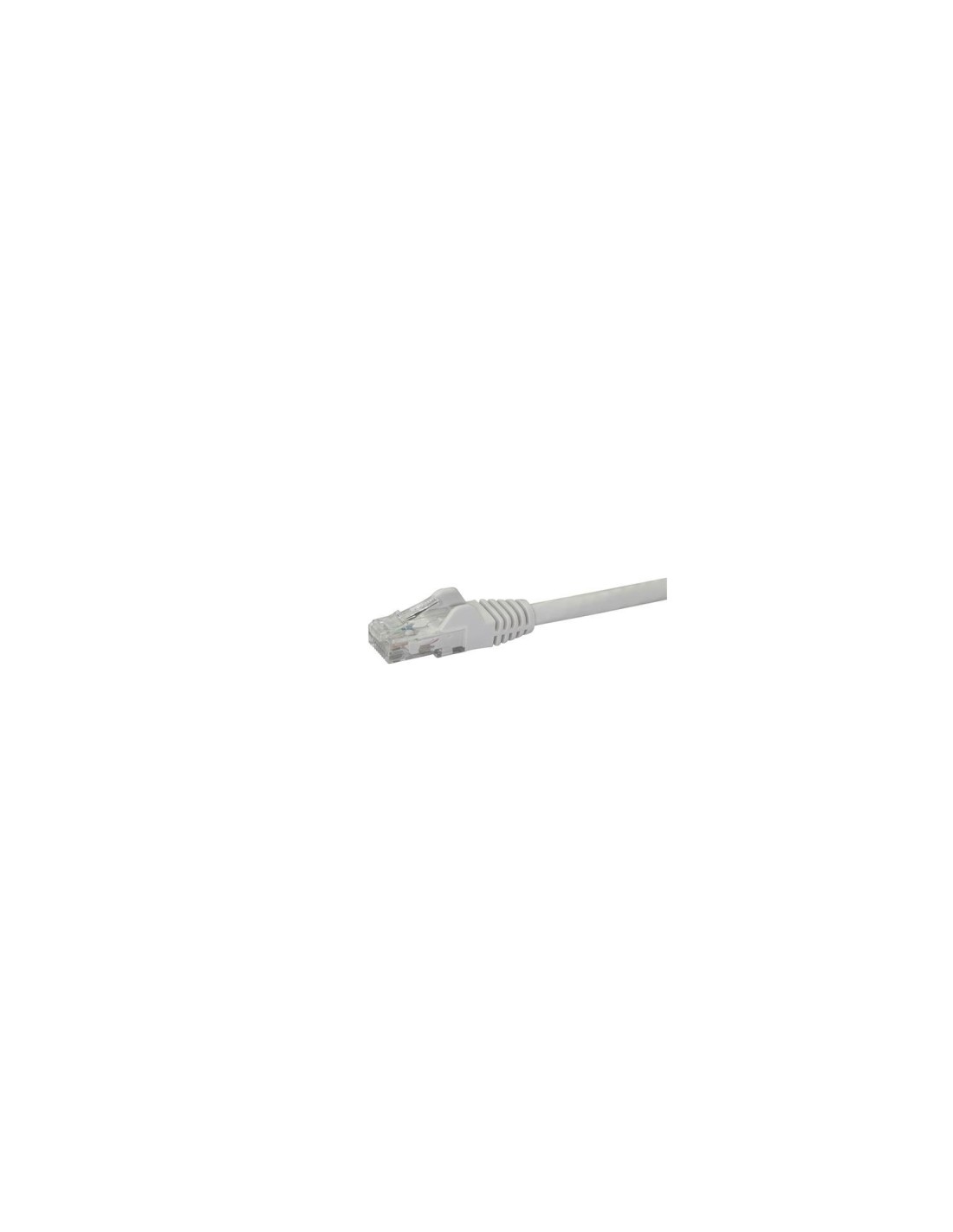 StarTech.com Cable de Red de 0,5m Blanco Cat6 UTP Ethernet Gigabit RJ45 sin Enganches - N6PATC50CMWH