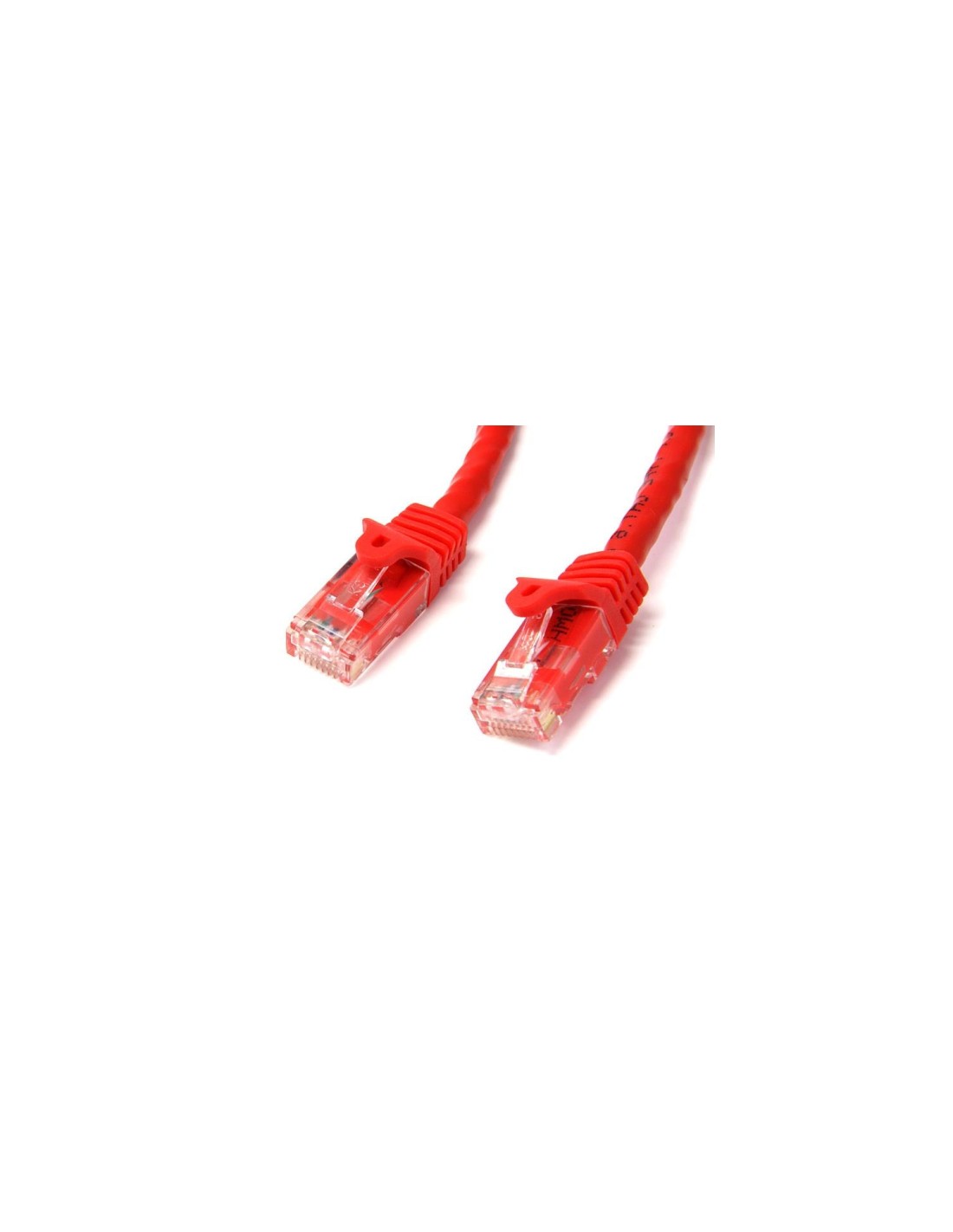 StarTech.com Cable de Red Ethernet Cat6 Sin Enganche de 5m Rojo - Cable Patch Snagless RJ45 UTP - N6PATC5MRD