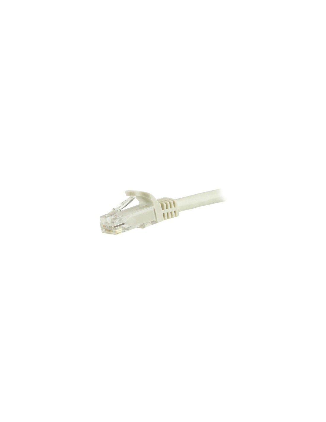 StarTech.com Cable de Red Ethernet Cat6 Sin Enganche de 5m Blanco - Cable Patch Snagless RJ45 UTP - N6PATC5MWH