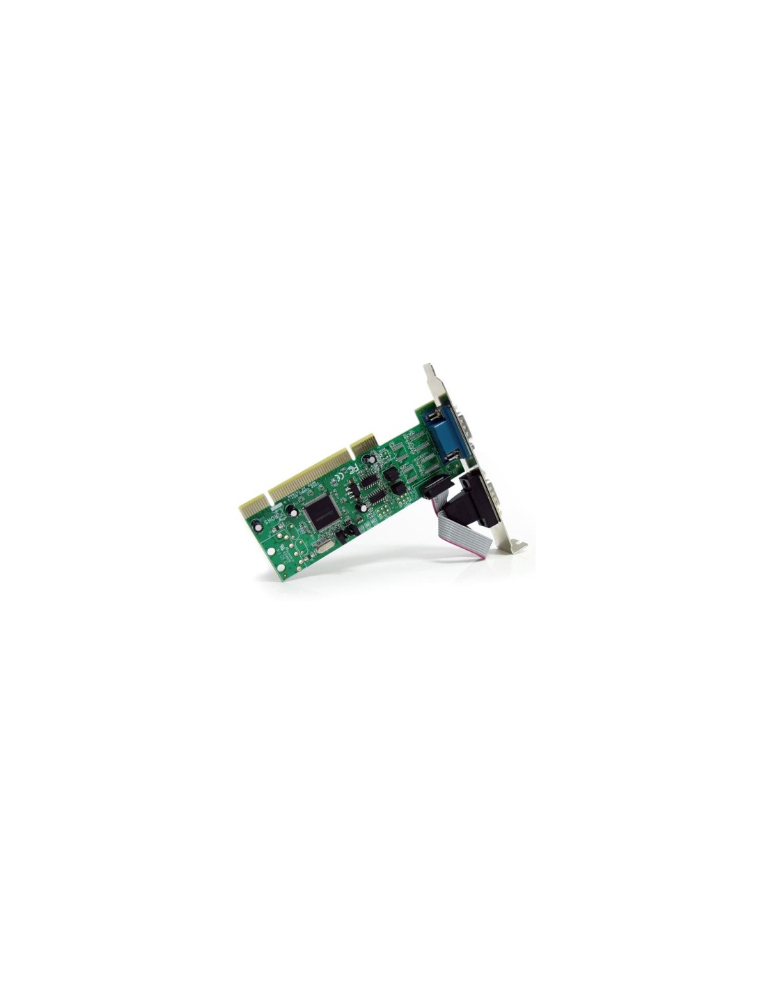 StarTech.com Tarjeta Adaptadora PCI de 2 Puertos Serie RS422/485 DB9 UART 161050 5V o 3.3V - PCI2S4851050