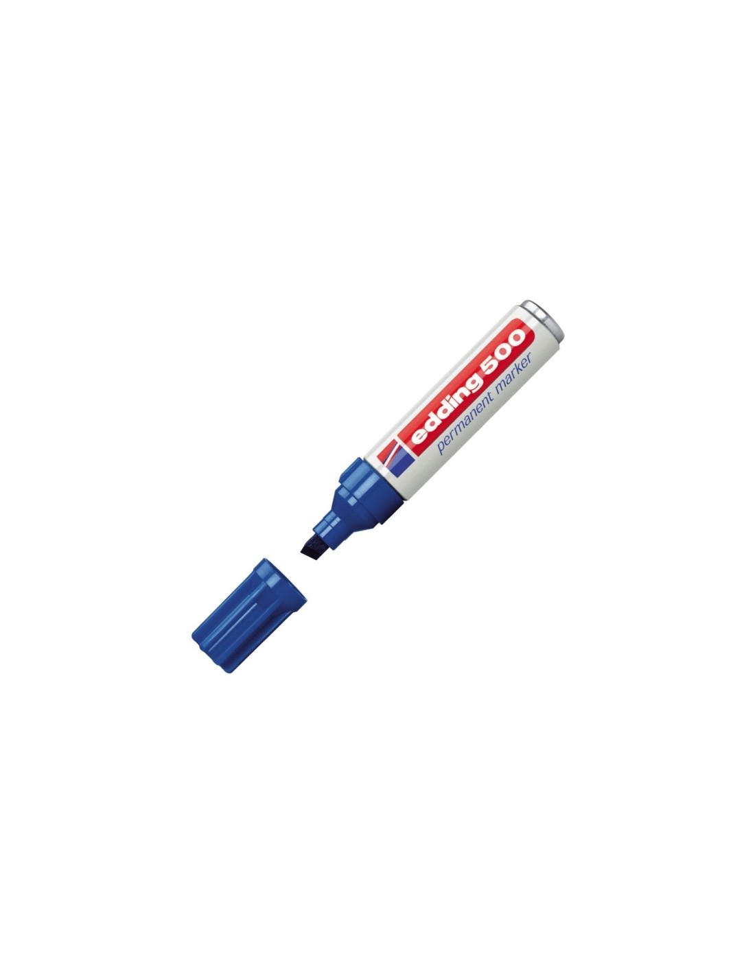 EDDING 500 ROTULADOR PERMANENTE PUNTA BISELADA 2 7 MM AZUL 10500-03