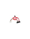 StarTech.com SAS729PW18 Adaptador SAS 29 Pines a Molex Macho LP4 y SATA - SFF-8482 Rojo