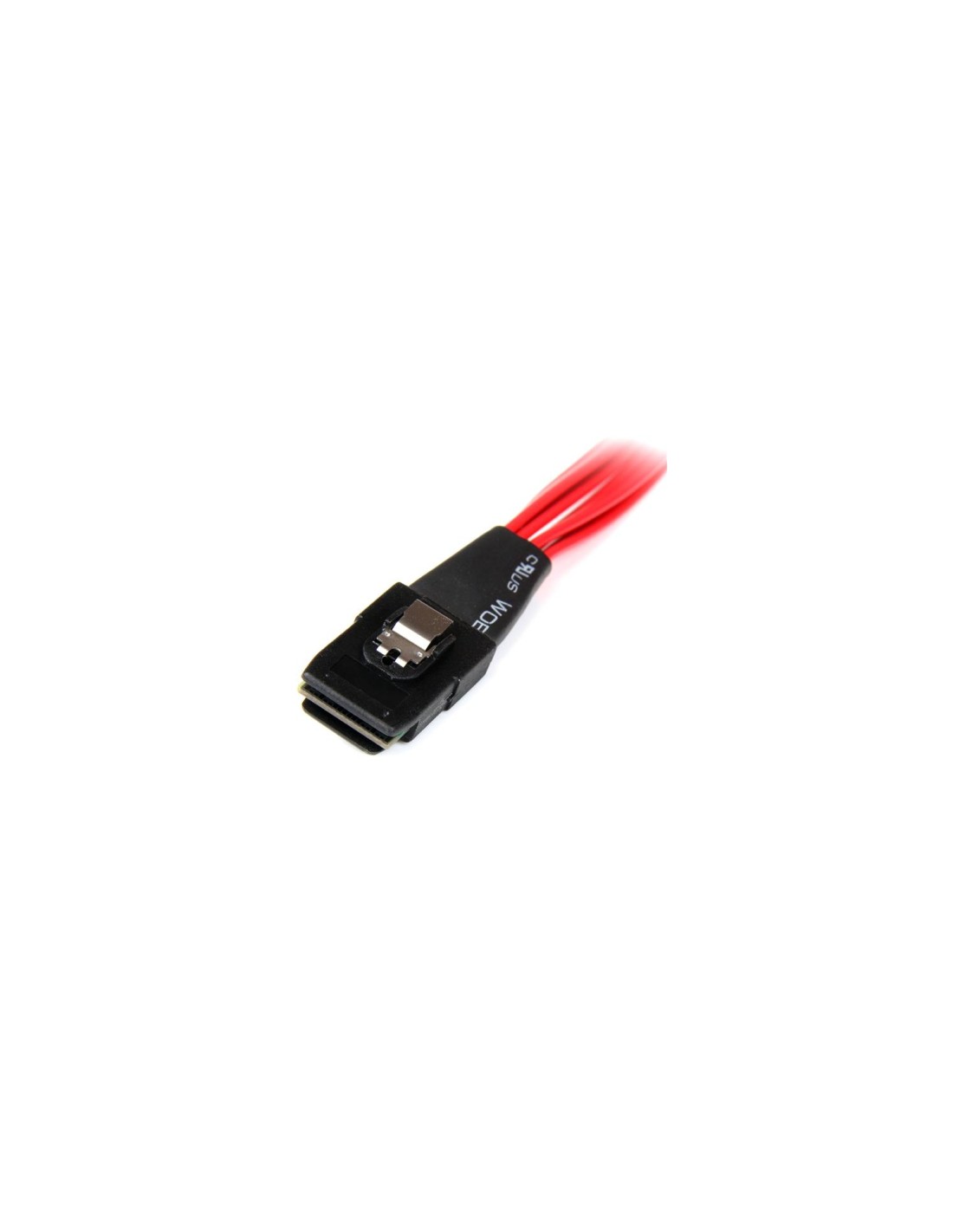 StarTech.com SAS808782P50 Cable datos SAS Serial Attached SCSI SFF 8087 a 4x SATA Datos y Alimentación Rojo 0.5 m