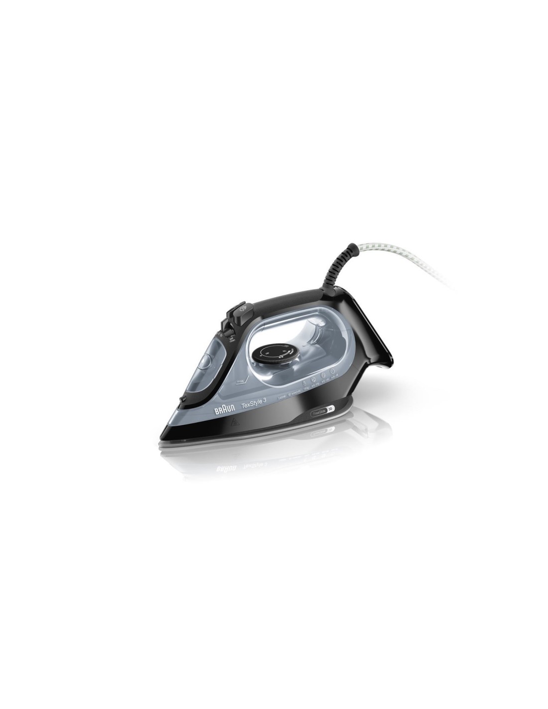 PLANCHA DE VAPOR BRAUN TEXSTYLE 3 SI 3055 2400W NEGRO SI3055BK