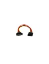StarTech.com Cable de Alimentación SATA 15 pines a SATA 15 pines Macho Hembra multicolor 30 cm