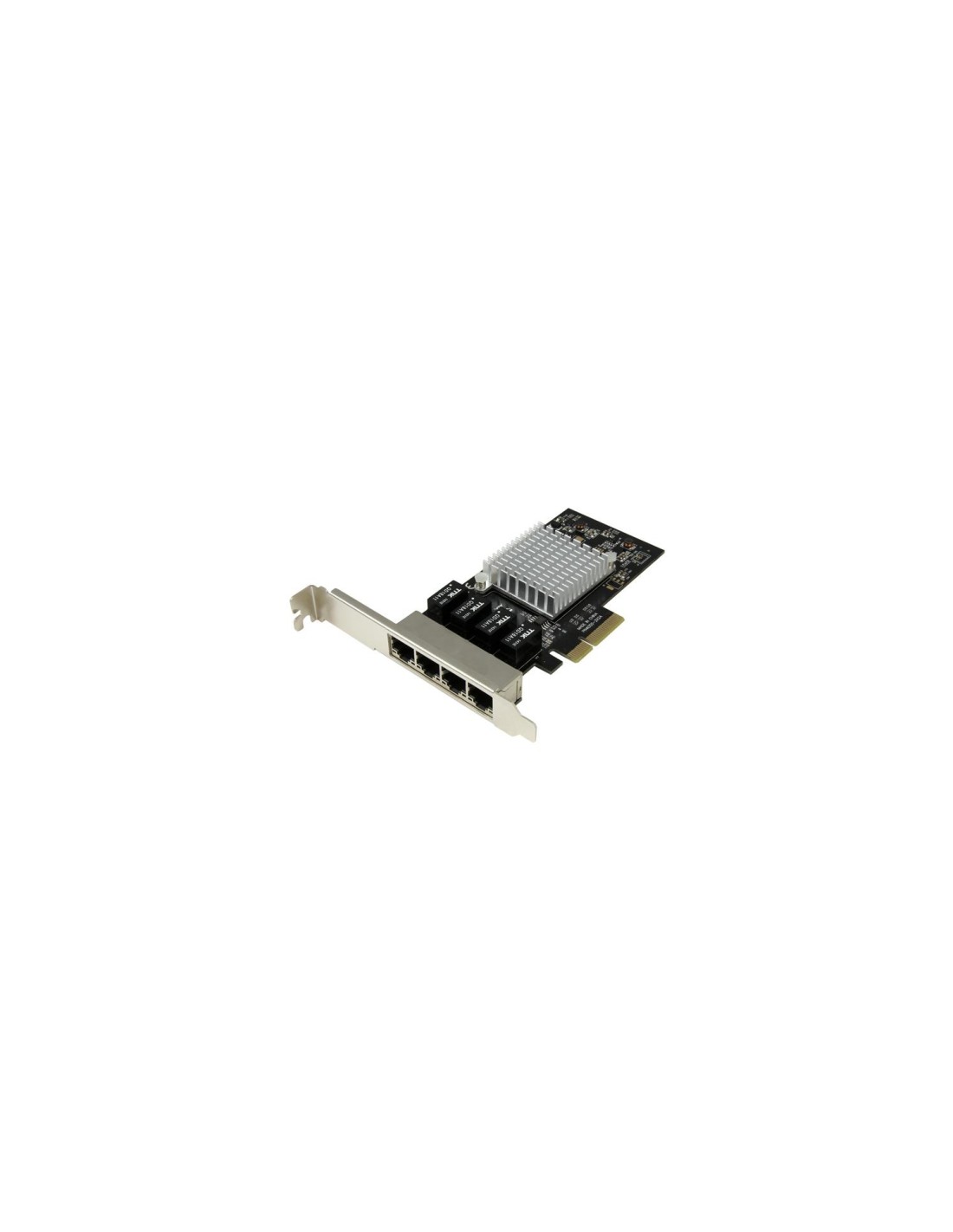 StarTech.com Tarjeta de Red PCI Express Ethernet Gigabit con 4 Puertos RJ45 Chipset Intel i350