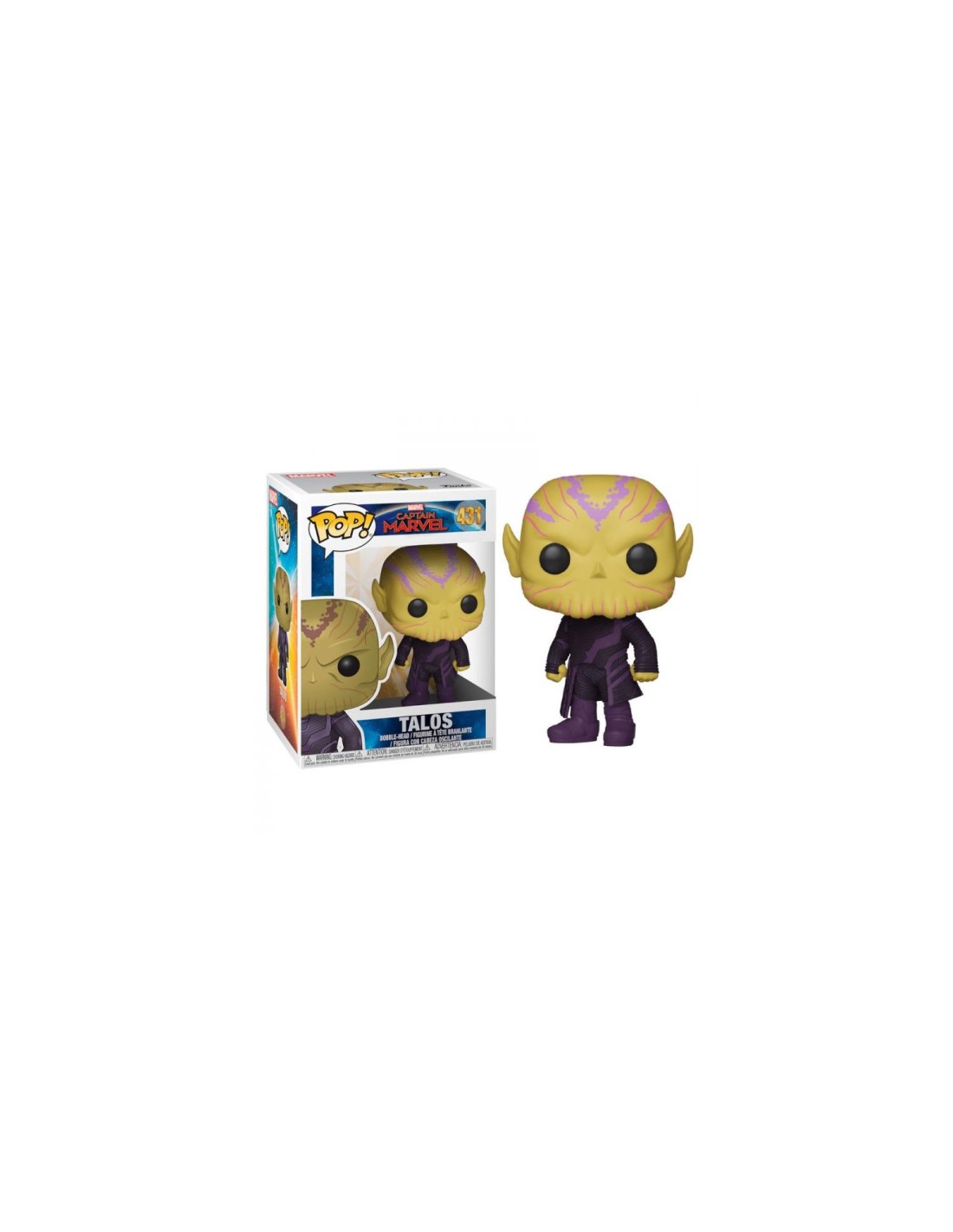 FIGURA FUNKO POP MARVEL CAPITANA MARVEL TALOS 36378