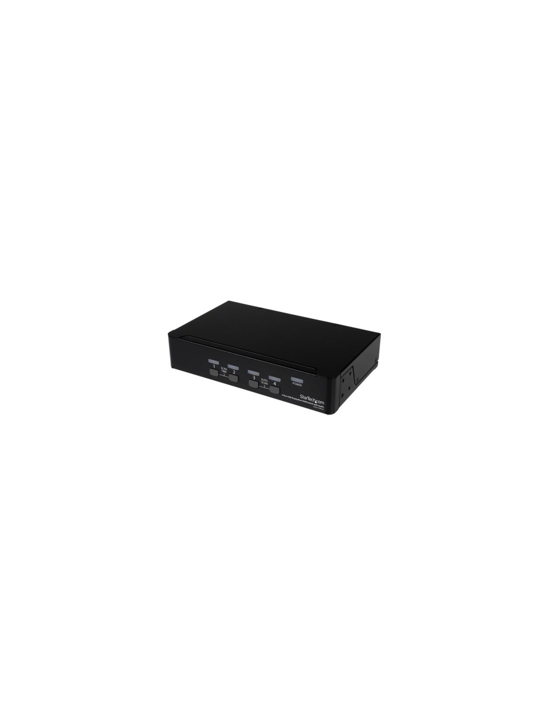 StarTech.com Conmutador Switch KVM 4 puertos VÍ­deo DisplayPort DP Hub Concentrador USB 2.0 Audio - 2560x1600 Negro