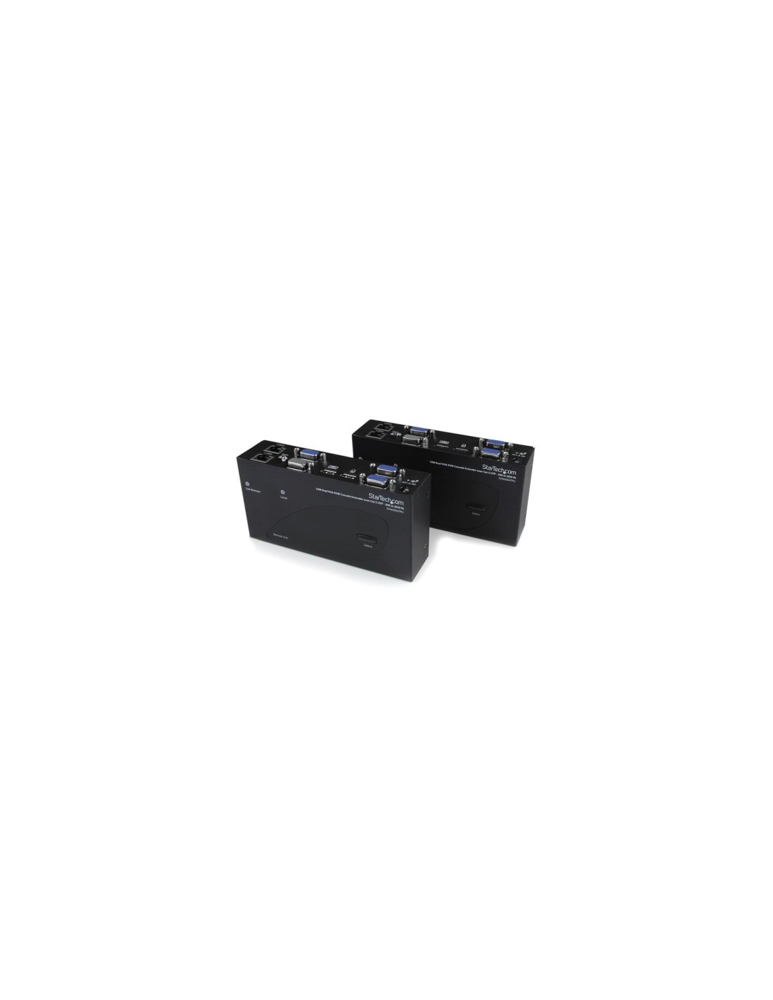 StarTech.com Extensor de Consola KVM por Cat 5 Ethernet (200m) con USB y VÍ­deo VGA Doble - Negro