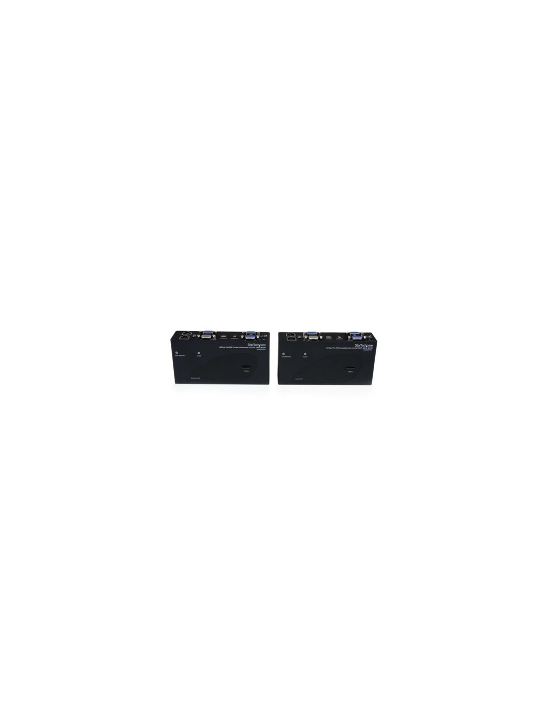 StarTech.com Extensor de Consola KVM por Cat 5 Ethernet (200m) con USB y VÍ­deo VGA Doble - Negro
