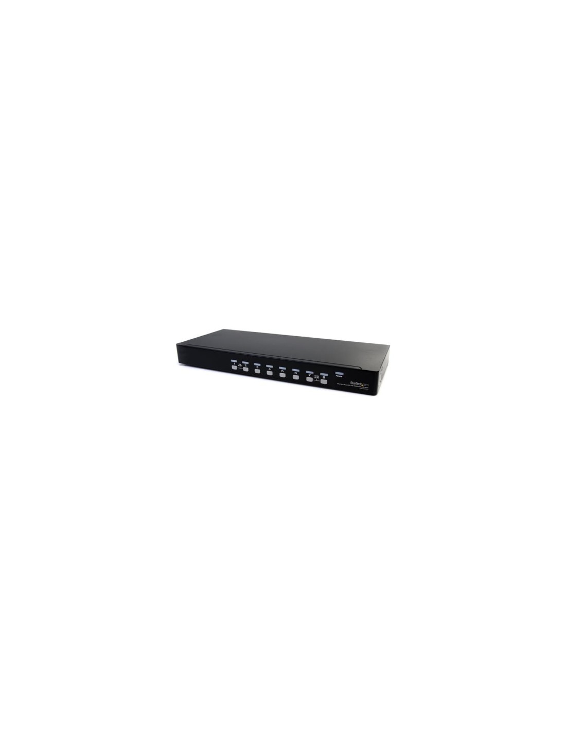 StarTech.com Conmutador Switch KVM 8 Puertos de VÍ­deo VGA HD15 USB 2.0 USB A y Audio - 1U Rack Estante
