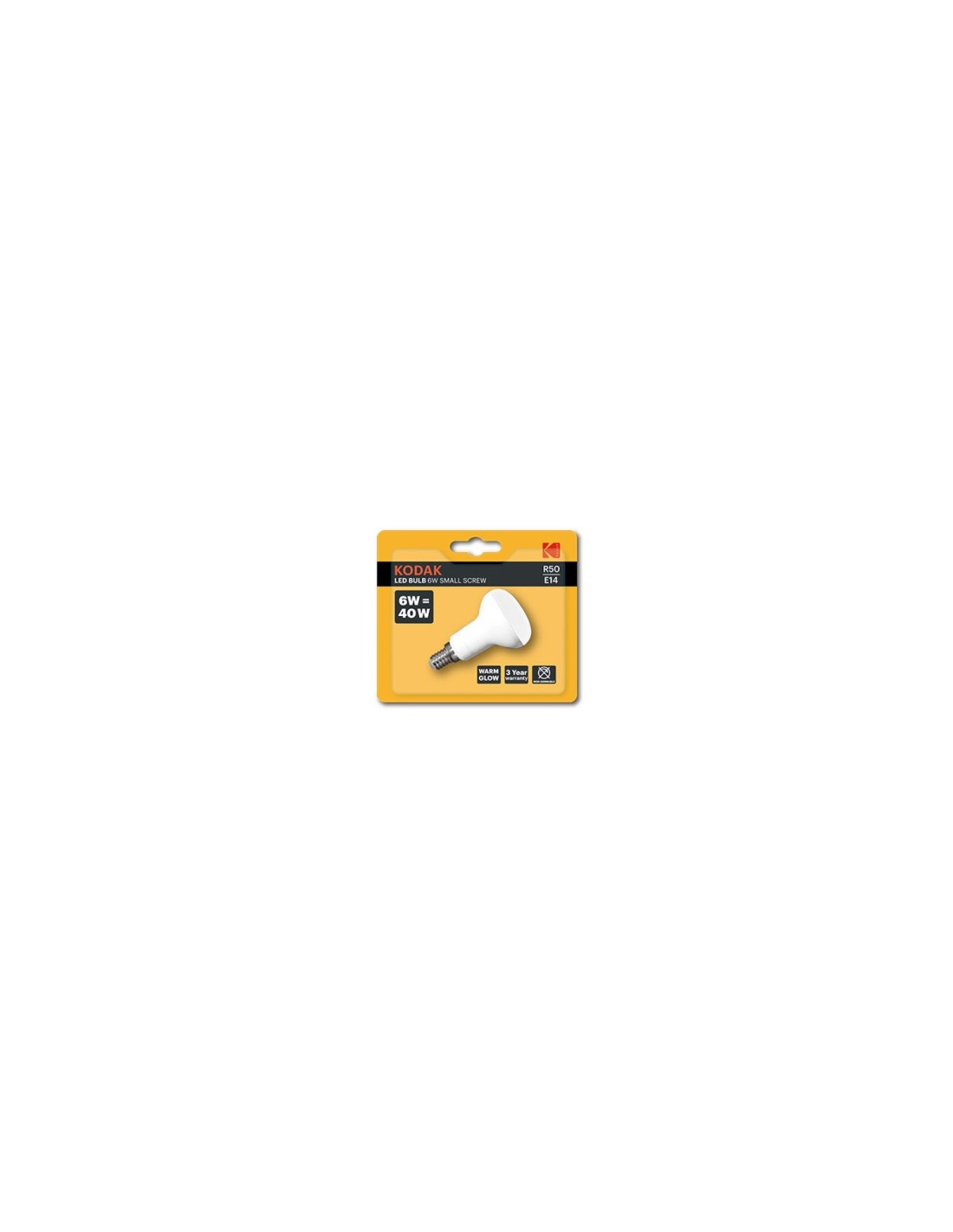 BOMBILLA LED KODAK REFLECTORA E14 6W 450LM 30416260