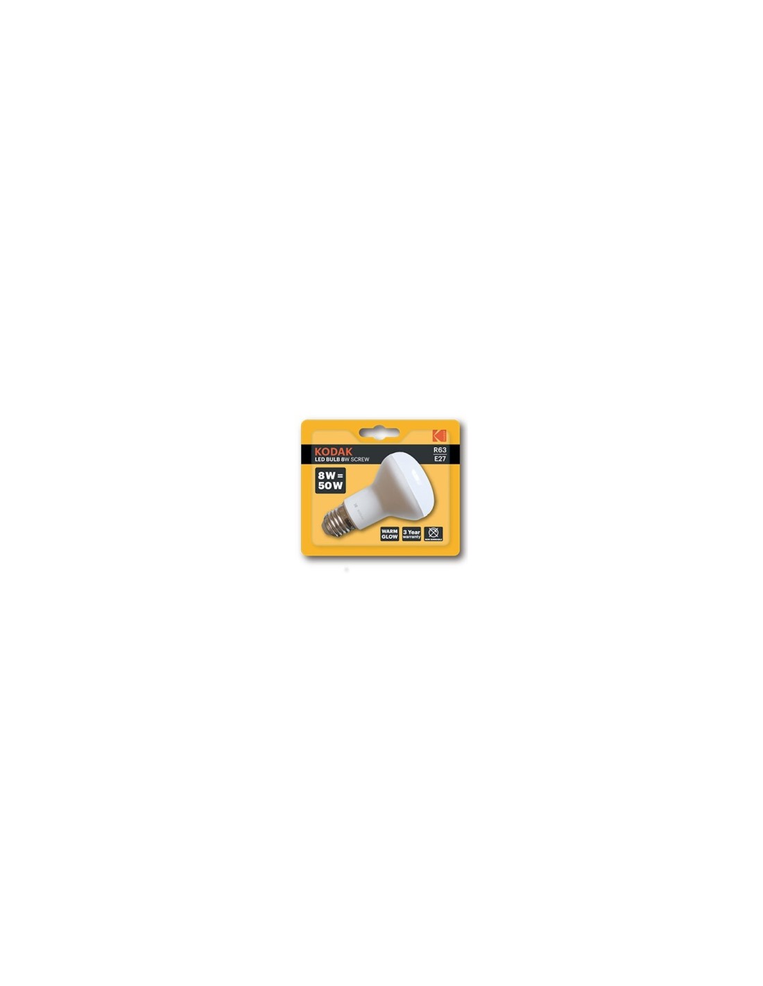 BOMBILLA LED KODAK REFLECTORA E27 8W 640LM 30416277