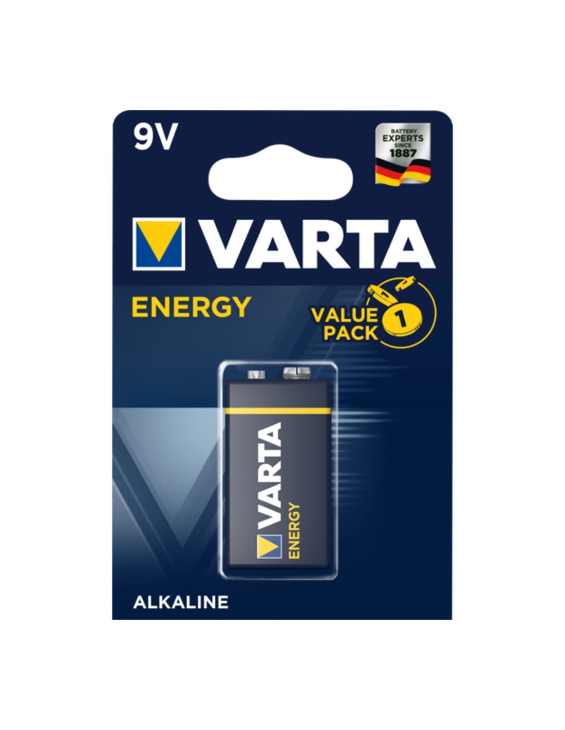 Varta pila alcalina 6LR61 energy 9v